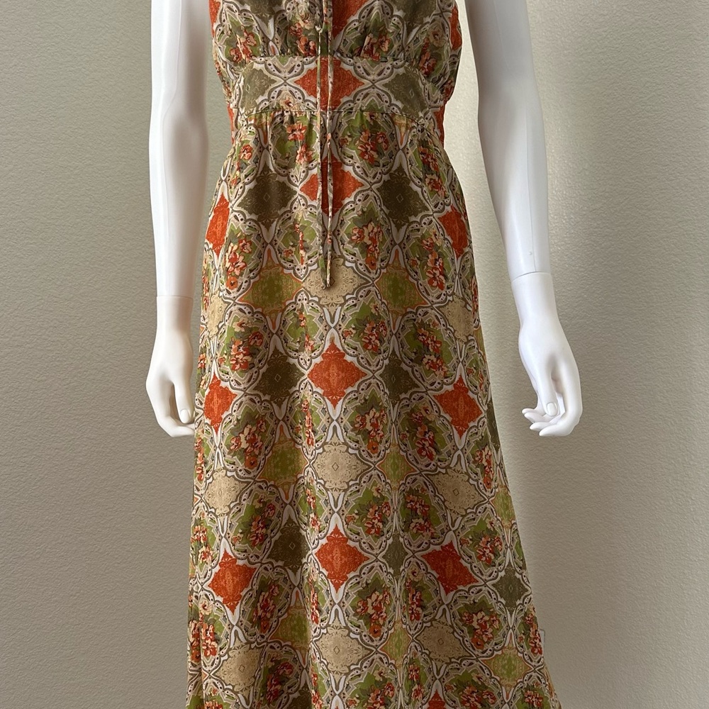 Banana Republic Multicolor Patterned Maxi Dress